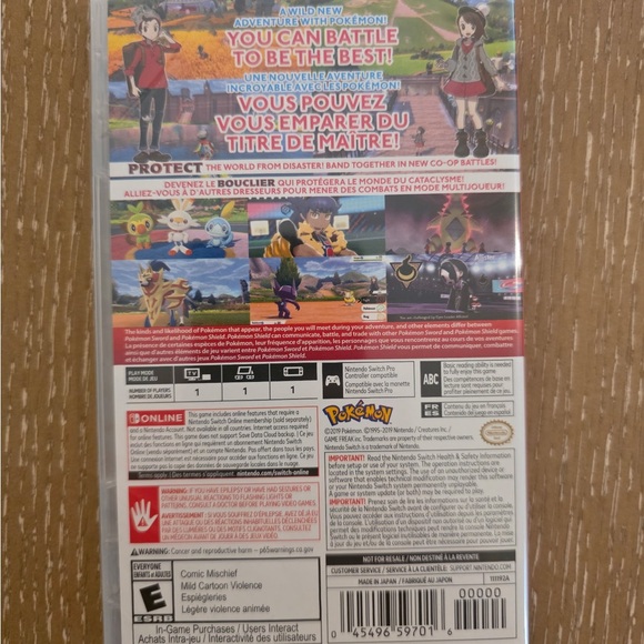 Pokemon Shield (Nintendo switch) brand new factory sealed - Picture 2 of 2